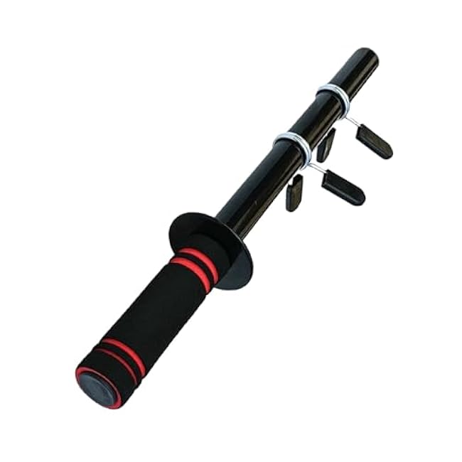 Dumbbell Bar Handle Forearm Wrist Exerciser Strength Training Heavy Duty Handle Workout Forearm Trainer Loadable for Exercise