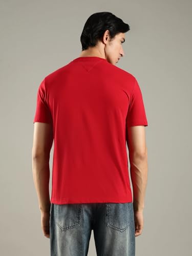 Image of Solid Regular Fit Cotton T-Shirt