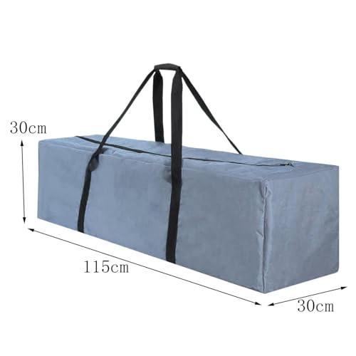 Yiju Travel Duffel Bag for Gym and Outdoor Use with Ample Storage, Gray 115x30x30cm4