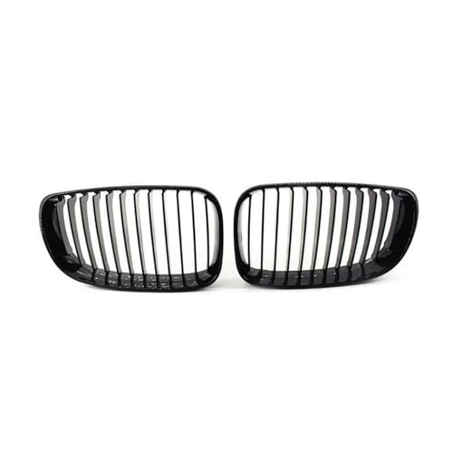 LYUNQET Delantera Malla Rejilla Parrilla Deportiva de Doble Lama para Coche para Serie 1 E81 E82 E87 E88 2008-2013, Accesorios para Coche