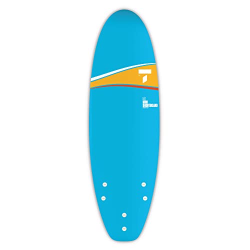 TAHE 5\'6 Paint Mini Shortboard Soft Top Performance Surfboard, Blue (107197)