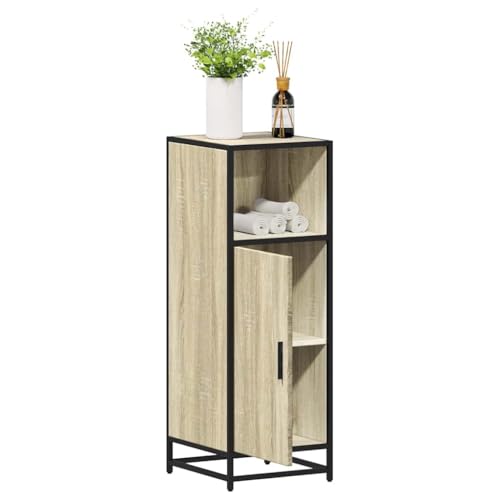 Lumanois Armario de baño de Roble Sonoma 35x37,5x100 cm Madera de ingeniería,Mobiliario,Muebles de baño,20.15kg-849240