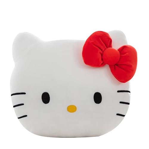 Image of Northwest Hello Kitty Small Cloud Pillow 12 Inch - Plush Stuffed Pillow, Bedroom Decor, Great Gift Idea