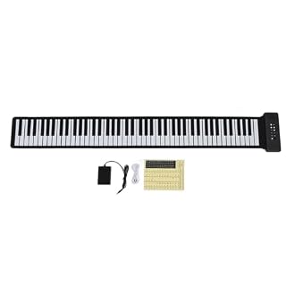Clavier de Piano à Main 88 Touches, Clavier électronique Pliable Portable avec Fonction d’ de Haut-Parleur - Les Beatles, Paul McCartney, John Lennon, RIngo Starr, George Harrison Clavier de Piano à Main 88 Touches, Clavier électronique Pliable Portable avec Fonction d' de Haut-Parleur – Image 6