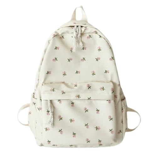 SUNYQBD Zaino Girls Medium Zapochs Womens Backpack Borse Teens Print Flower Travel Anti-Theft Daypack Casual School Book Bag-Un