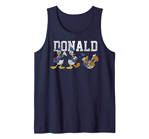 Disney Mickey And Friends Donald Duck Pose Lineup Tank Top