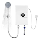 Scaldabagno da campeggio con display digitale - Istantanea elettrico,Per campeggio, cucina, bagno, piscina esterna interna