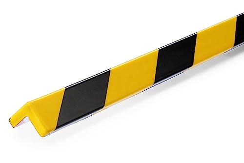 Durable Eckschutzprofil C19, selbstklebend, 1 m, Packung Ă 5 StĂĽck, gelb/schwarz, 1101130