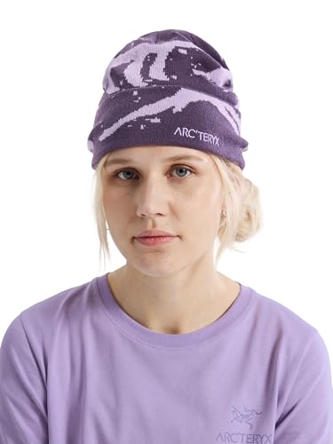 Arcteryx Grotto Toque Unisex | Winter Toque Made from Recycled Polyester | Moondrop/Mallow One Size