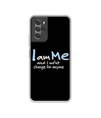 Image of I Am Me Quotes Design Printed Silicon Soft TPU Back Case Cover for Micromax in Note 2 4G
