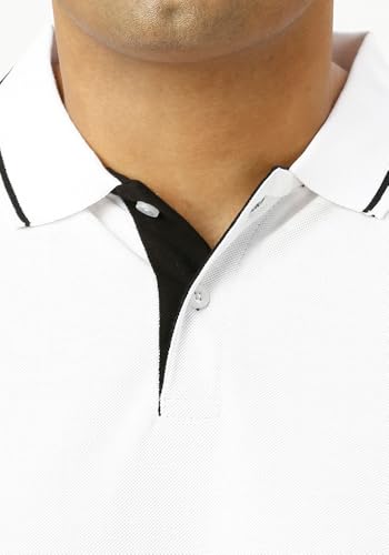 Image of Wear Your Opinion Men's Plus Size Tipped Polo Collar Neck Tshirt