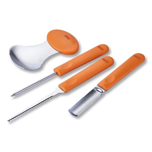 ZENKER Modellierwerkzeug Halloween 4-tlg Orange