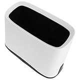 Levemolo Weißer Katzenstreuschaufel Organizer mit Abnehmbarem Ständer Kunststoff-Basis für Katzenstreu Zubehör Langlebiger Katzenklo Schaufel Halter zur Sauberen Katzenstreu Entsorgung