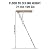 Aluminum Attic Ladder 350lb Capacity - Attic Stairs Pull Down System for 7'8"-10'3" Ceilings, 54" W x 25" H Opening, Multi-Purpose Loft Ladder with Non-Slip Steps