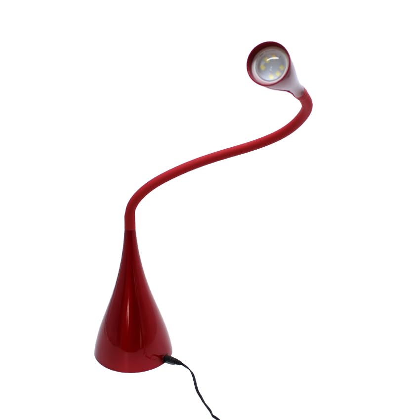 Flexo LED táctil 3W 6400K 100º 230V con 3 modos de encendido, ideal para iluminación de escritorio y ambientes de trabajo.