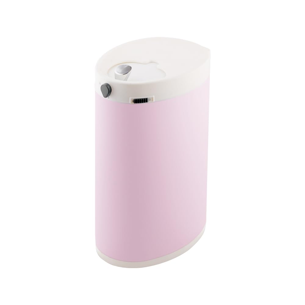 Cubo de pañales a prueba de olores, para bebé, con tapa, color rosa | Cubo de pañales a prueba de olores, cubo de pañales para bebé con tapa, cubo de basura para bebés, a prueba de olores