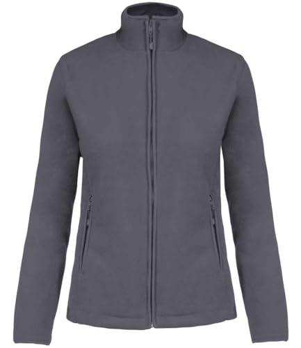COOZO Ladies Maureen Micro Fleece Jacket - Convoy Grey - XS