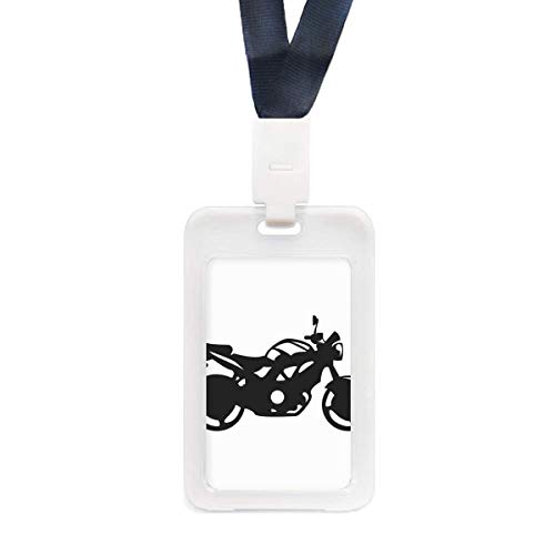 Porte-carte mécanique transparent motif moto une idée cadeau originale pour motard