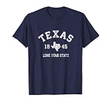 Texas TX T-Shirt Vintage Sports Design Texan Tee T-Shirt