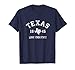 Texas TX T-Shirt Vintage Sports Design Texan Tee T-Shirt