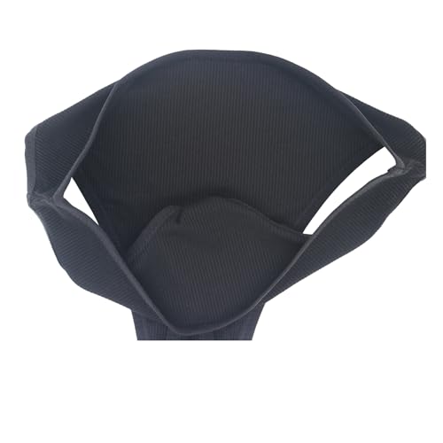 Image of High Waisted Cotton Thongs Underwear For Women Breathable Sport Athletics Panties High Rise Plus Size Multipack