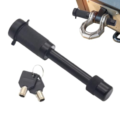 Serratura per gancio di traino, blocco, gancio di sicurezza in acciaio inox, blocco antifurto, blocco resistente, dispositivo di protezione per rimorchi, e SUV
