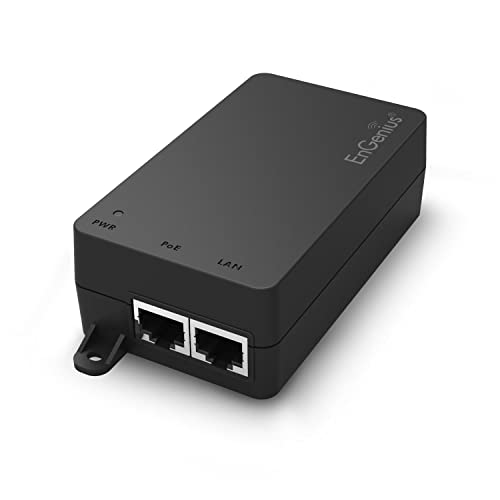 Image of EnGenius 2.5Gbps Power Over Ethernet PoE++ Injector | 60W | 802.3af /at /bt | Plug & Play | Up to 100 Meters (328ft) | Single Port [EPA5060HBT]