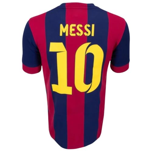 Mess #10 Retro 14/15 Soccer Jersey for Men Fan Version (US, Alpha, Medium, Regular, Regular, Retro)