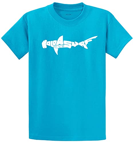 Koloa Surf Mens Hammerhead Shark Logo Heavy T-Shirts in Reg, Big and Tall