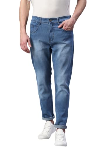 Image of Hubberholme Men's Stretchable Slim Fit Jeans - Casual Cotton Jeans for Men