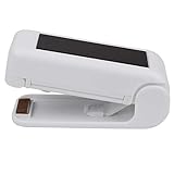 Tipo de plastico: ABS Luntus Maquina de Sellado de Comida al vacio Hecho rapido electrica de Mano de Clips Maquina sellador de refrigerios Sellado Termico de Bolsas de plastico Blanco