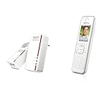Produkt 1: WLAN Access Point mit bis zu 866 MBit/s (WLAN AC) + 400 MBit/s (WLAN N), vorbereitet für WLAN Mesh der FRITZ!Box, WPS-Funktion und WPA2-Verschlüsselung