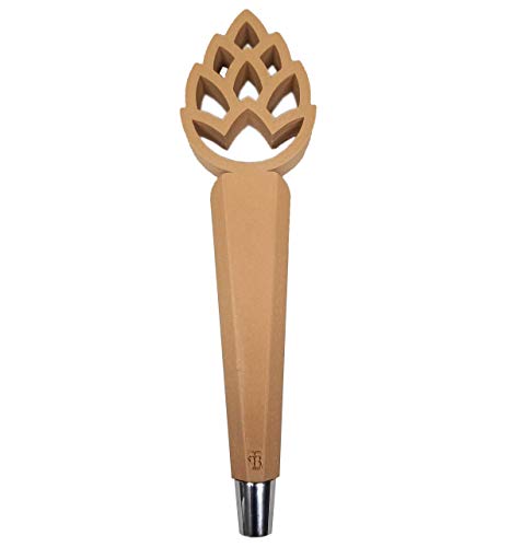 Hop | Tap Faucet Handle for Keezer Kegerator | 3D Printed Wood