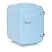 bredeco Mini Refrigerador Nevera De Viaje BCMF-4L-LB (Temperatura: 5-65 °C, 12/24 / 100-240 V, Pantalla LED, Volumen: 4 L, Color azul)