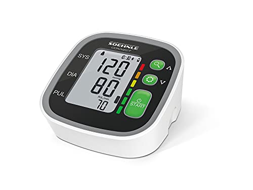 Soehnle Systo Monitor Connect 300 Misuratore di Pressione, Plastica, Nero, 13.5 x 9 x 17.7 cm