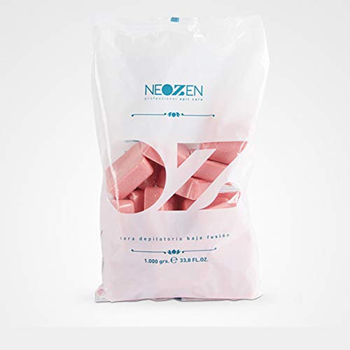 NEOZEN Cera DEPILATORIA Pastillas Rosa 1KG, Negro