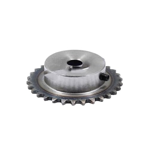 Bevel Gear Pinion Hardware Mechanical 1Pcs 15-30Teeth 04C Chain Gear 45# Steel Bore 12mm Industrial Sprocket Wheel M5 Screw Holes Motor Chain Drive Sprocket Pitch 6.35mm(28 Teeth)