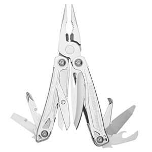 LEATHERMAN, Wingman Multitool with Spring-Action Pliers and Scissors, Stainless Steel with Nylon Sheath