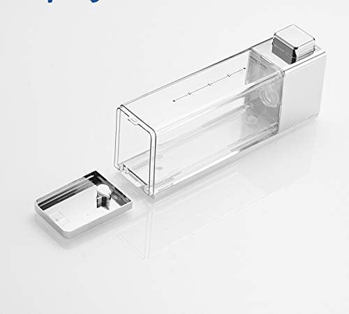 Image of 350ml Wall Mount Transparent Liquid Soap Dispenser Use for Foam, Conditioner, Gel, Lotion, Soap, Liquid, Shampoo Dispenser (Silver) (Pack of 2)