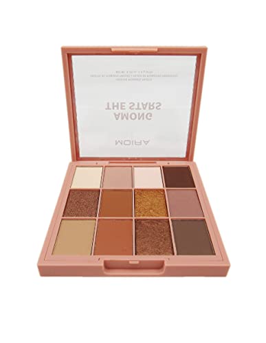Moira Among The Stars Palette - Makeup Palette - Eye Shadow - 12.3cm x 2.3cm x 12.3cm - 0.05 Fl Oz - 12 Shades - Vegan - Cruelty-Free - Gluten-Free - Phthalate Free