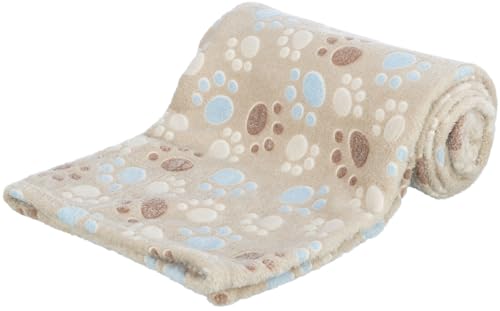 Trixie 37202 Fleecedecke Laslo, 100 x 70 cm, beige