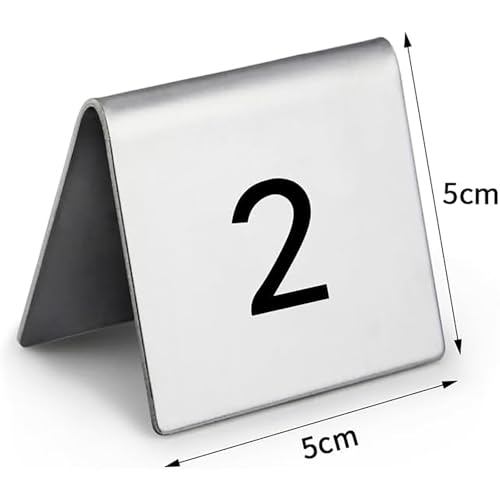 Numeri d'ordine da tavolo 1-50/1-100 in acciaio inox, per ristoranti, matrimoni, ristoranti, bar, feste, banchetti, segnaposto, segnaposto