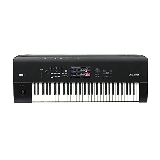 Korg Nautilus 61-Keys Music Workstation Keyboard with Power Supply