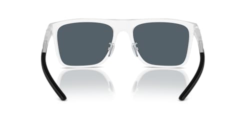 Scuderia Ferrari FZ6006F Low Bridge Fit Sunglasses, Grey Transparent/Mirrored Blue, 58 mm4