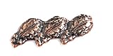 3 Oak Leaf Cluster 5/16' Bronze Ribbon Device