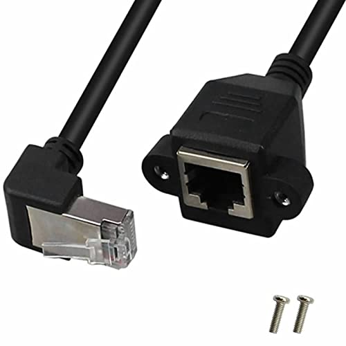 YSJJZRL Cable de extensión Ethernet Cat5, Cable de extensión de Montaje en Panel Cover