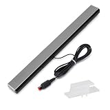 1 Set Barre De Capteur Pour Wii,Barre de Capteur,Capteur Wii Infrarouge Filaire Avec Câble 2M Et Support,Sensor Bar Wii USB Compatible Avec Wii Et Wii U,Accessoire Capteur De Mouvement Précis.