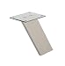 Produktbild Gedotec Moderne Design Barkonsole schräg Bar-Konsole eckig & flach | Thekenfuß Edelstahl-Optik | Höhe 170 mm | Tragkraft 30 kg | Alu massiv | Bar-Stütze inkl. Befestigungsmaterial | MADE IN GERMANY | Möbelbeschläge | 1 Stück
