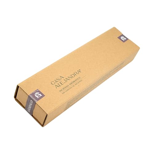 Consejos para Comprar Incienso más recomendados. 39 LA CASA DE ALEJANDRA | Colección Energía Viva – Incienso de Sándalo 100 Varitas – Profundidad Espiritual y Protección Interior