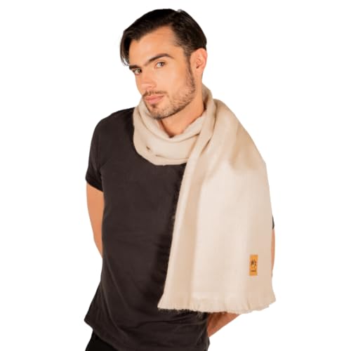 ALPAKITAS Alpaca wool Shawl Wrap for Men and Women- Shawls and Wraps - 70% Alpaca - Unisex Fashion - Blanket Wool Shawl4